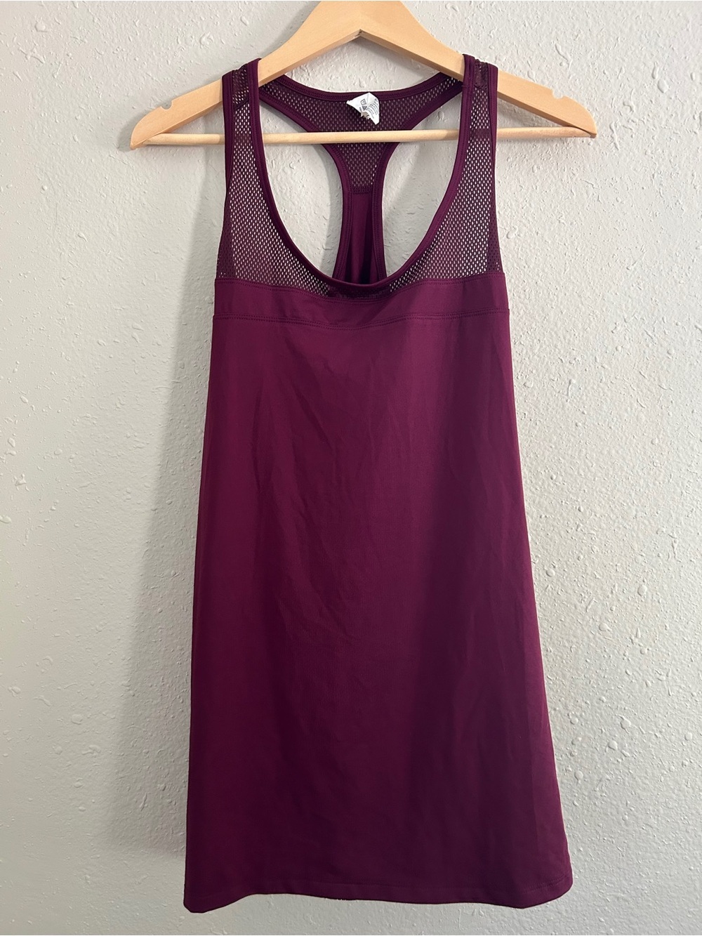 Champion Plum Racerback Athletic Tank Top Stretch Duo Dry Activewear Workout XL